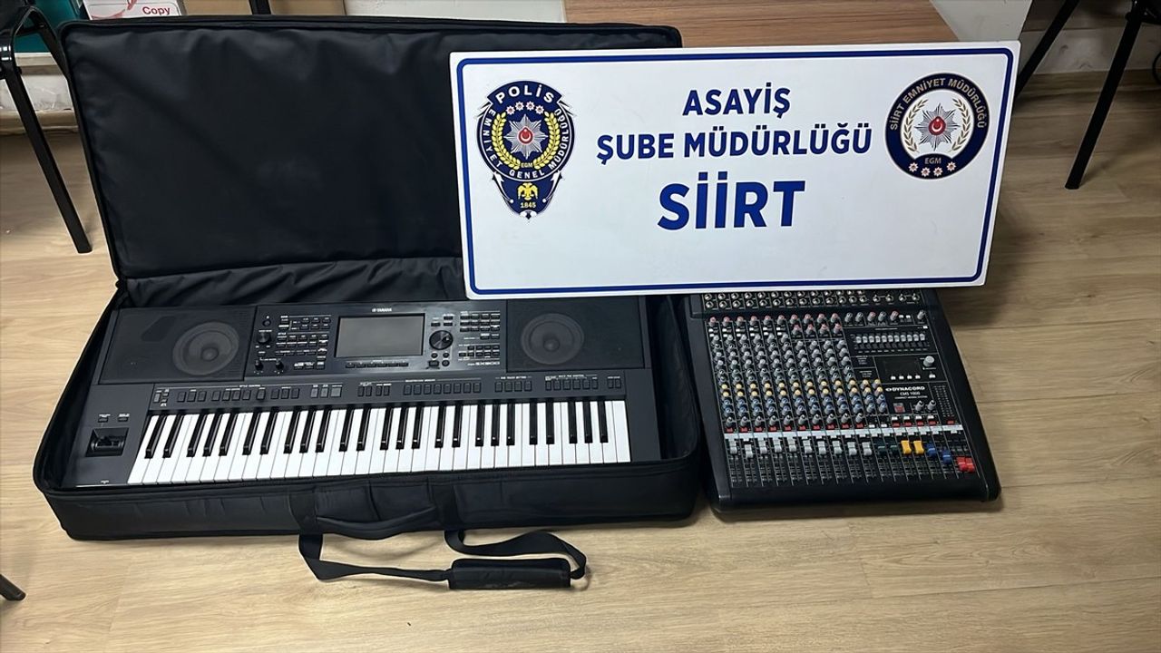 Siirt'te Düğün Salonunda Hırsızlık Olayı