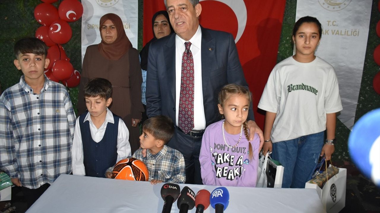Şırnak'ta Şehit Çocuklarına Doğum Günü Kutlaması