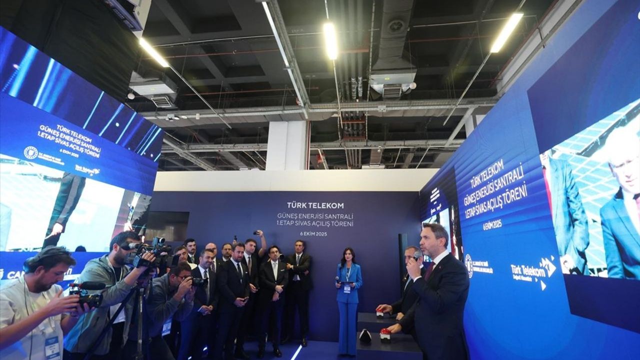 Sivas'taki GES Yatırımının Açılışında 5G Teknolojisi Kullanıldı