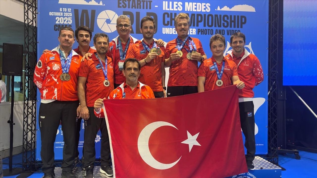 Sualtı Görüntüleme Milli Takımı'ndan İspanya'da Büyük Başarı