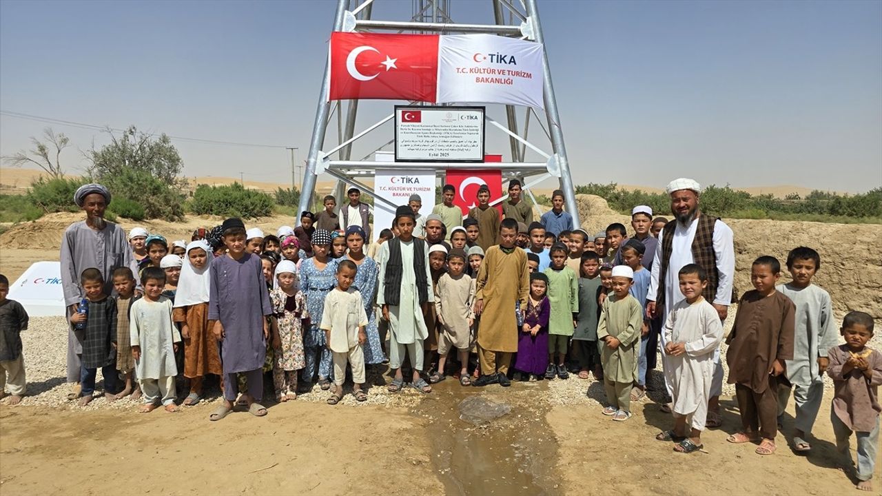 TİKA, Afganistan'da Güneş Enerjili Su Kuyusu Açtı
