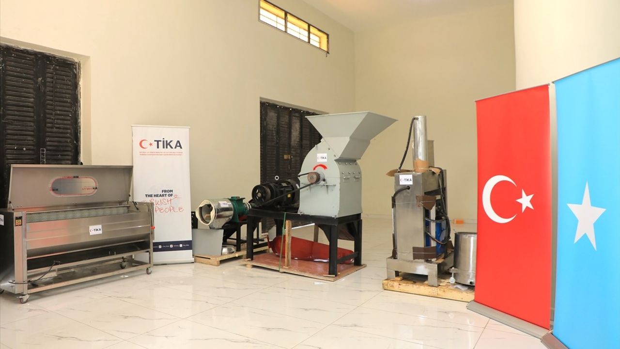 TİKA'nın Somali'deki Manyok Üreticilerine Ekipman Desteği