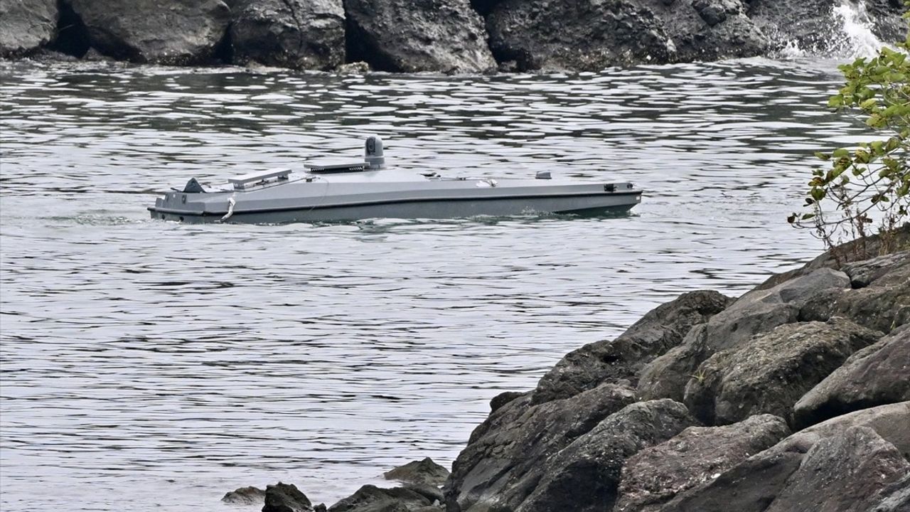 Trabzon'da İnsansız Deniz Aracı İmha Edildi