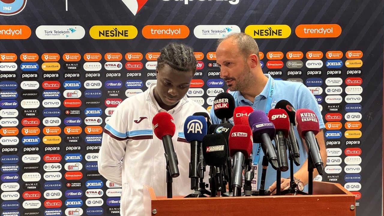 Trabzonspor'un Genç Yıldızı Oulai, Galibiyeti Değerlendirdi