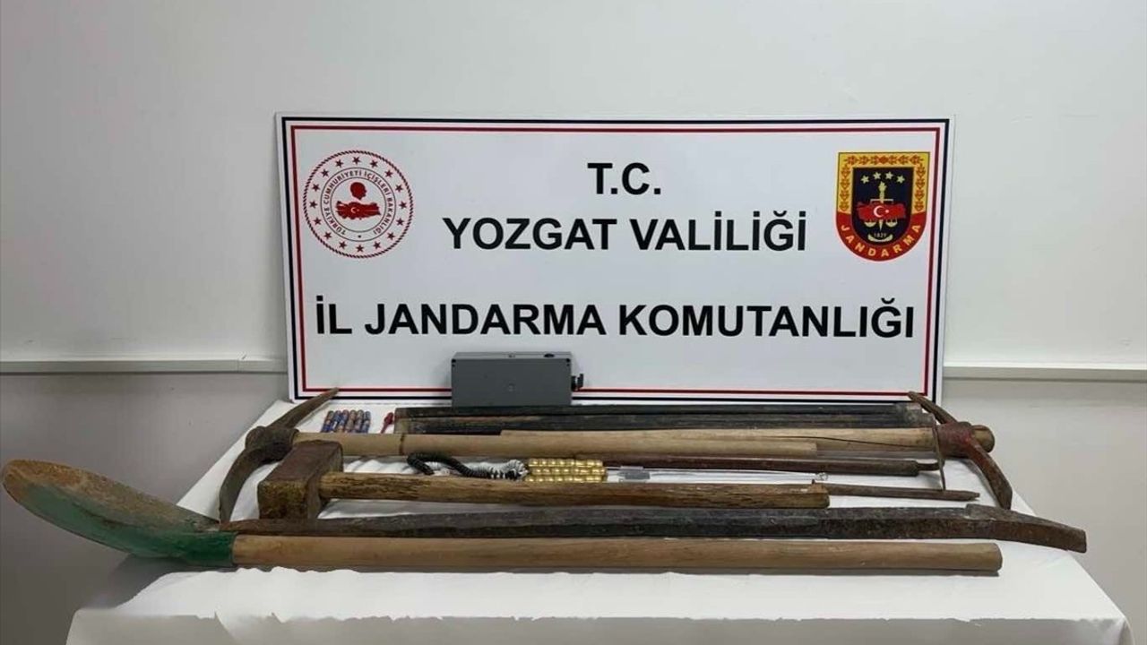 Yozgat'ta İzinsiz Kazı Yapan 5 Şüpheli Gözaltında