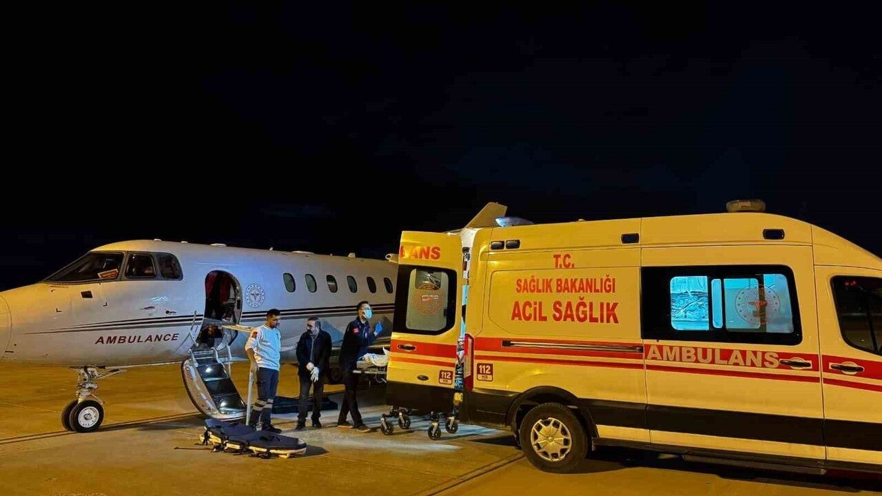 11 Yaşındaki Çocuk İçin Hava Ambulansı Uçtu