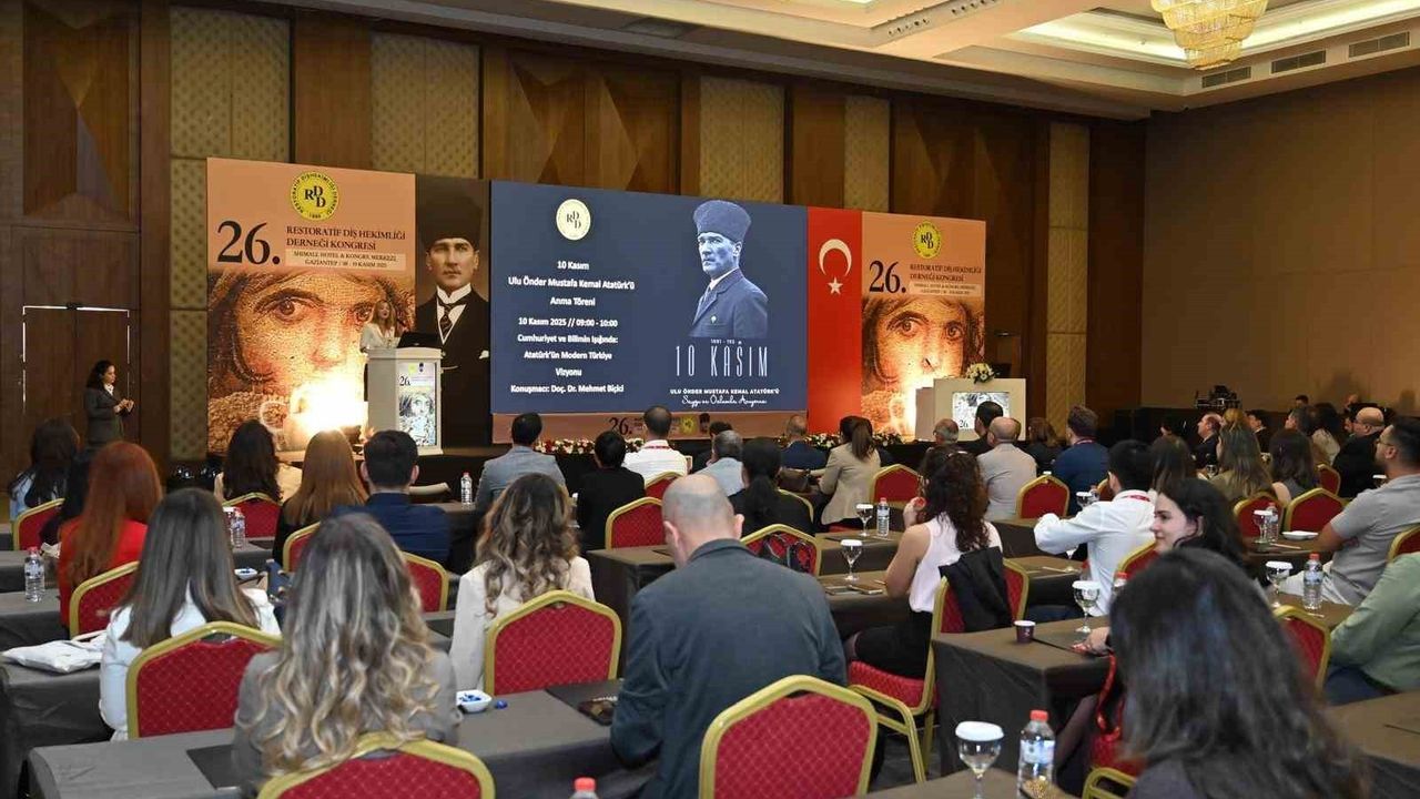 26. Uluslararası Diş Hekimliği Kongresi Gaziantep'te Yapıldı