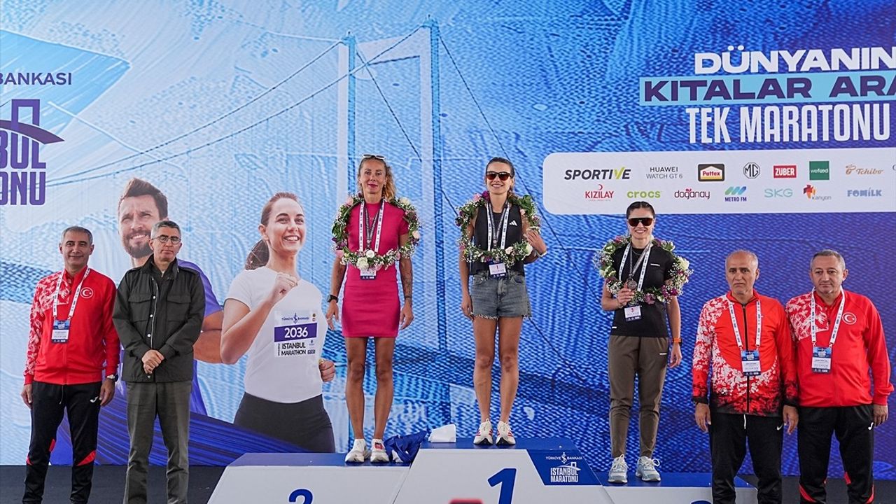 47. İstanbul Maratonu'nda Ödüller Sahiplerini Buldu