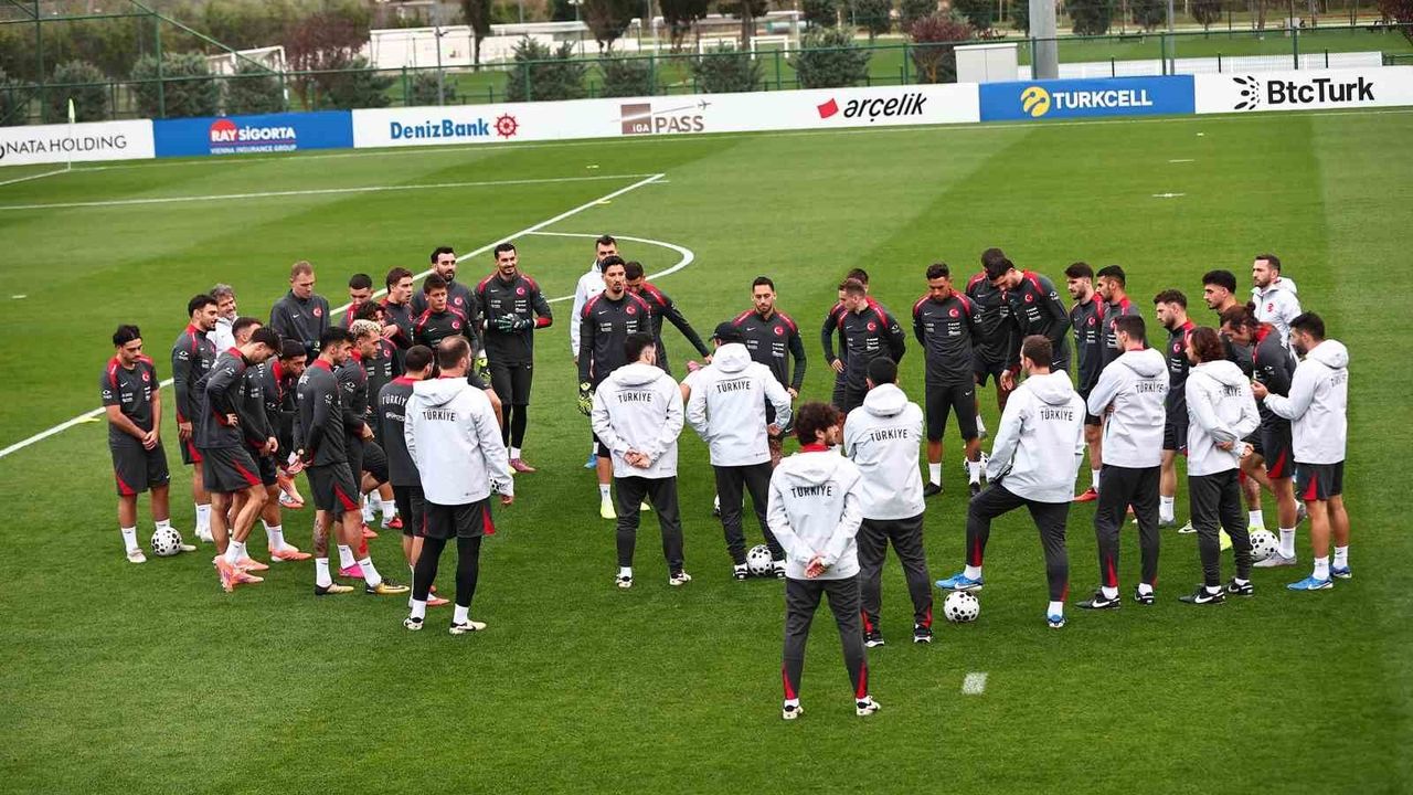 A Milli Takım Bulgaristan Maçına Hazırlanıyor