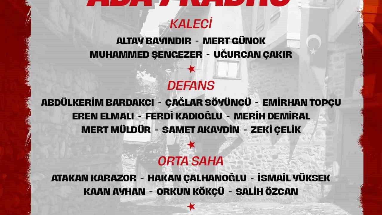 A Milli Takım’ın Dünya Kupası Elemeleri İçin Aday Kadrosu Belirlendi