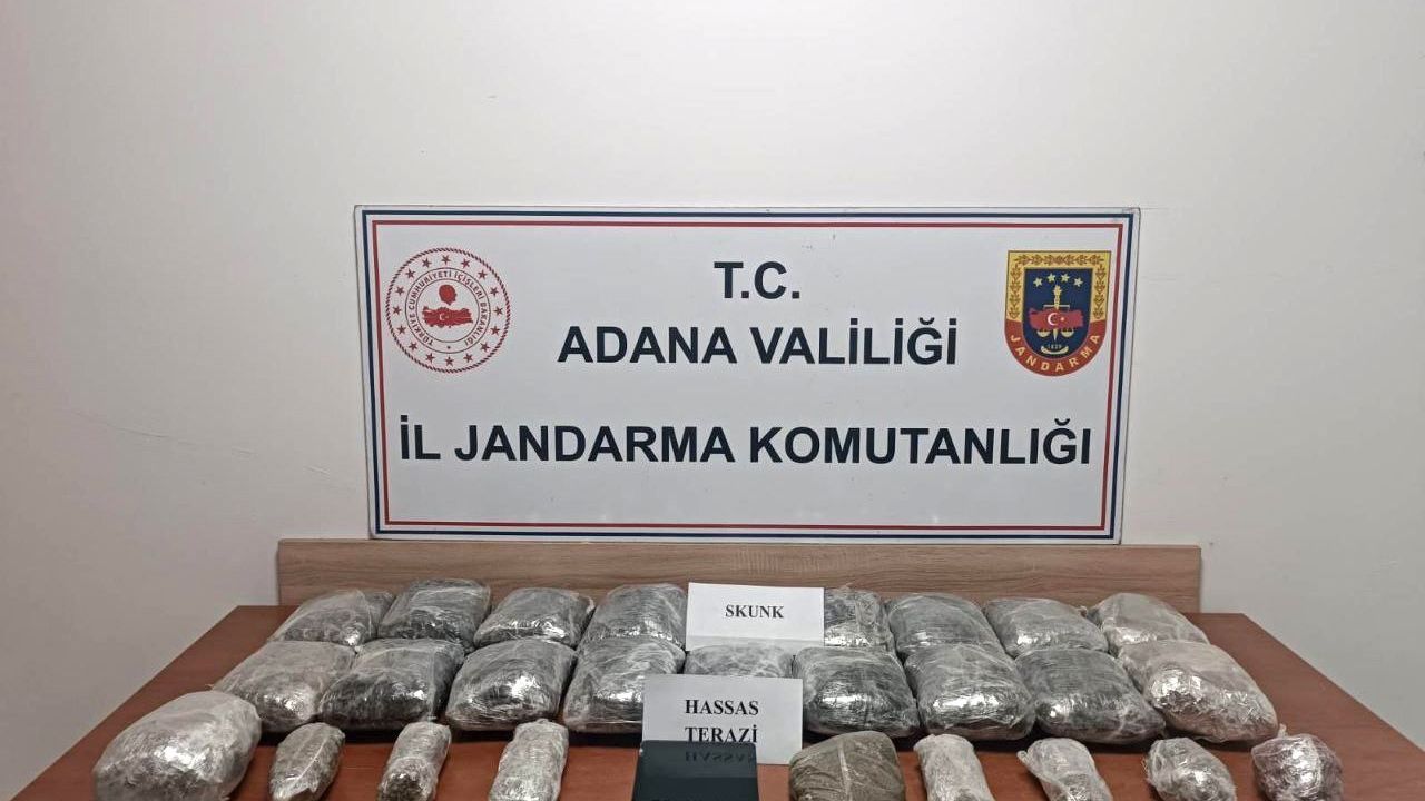 Adana'da 11 Kilo Skunk Operasyonu