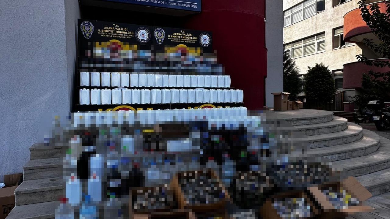 Adana'da Kaçak Alkol Operasyonu: 16 Kişi Gözaltında