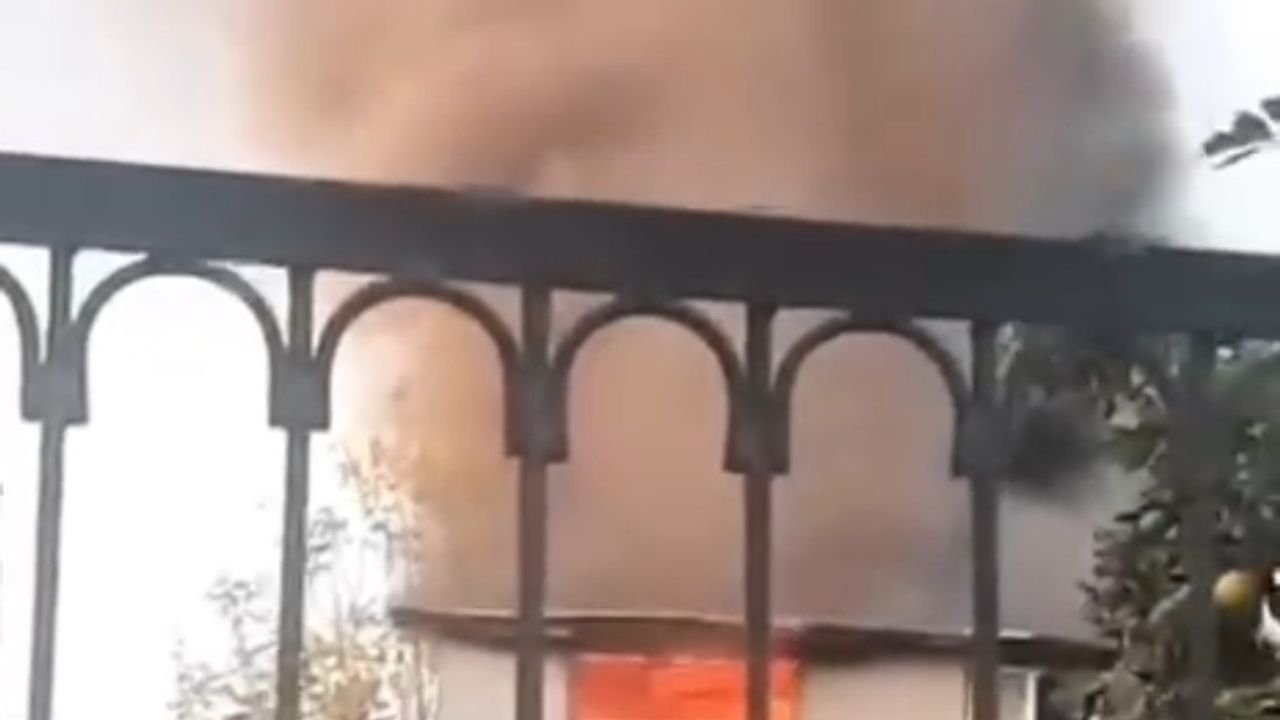 Adana'da Tekstil Atölyesinde Yangın Çıktı