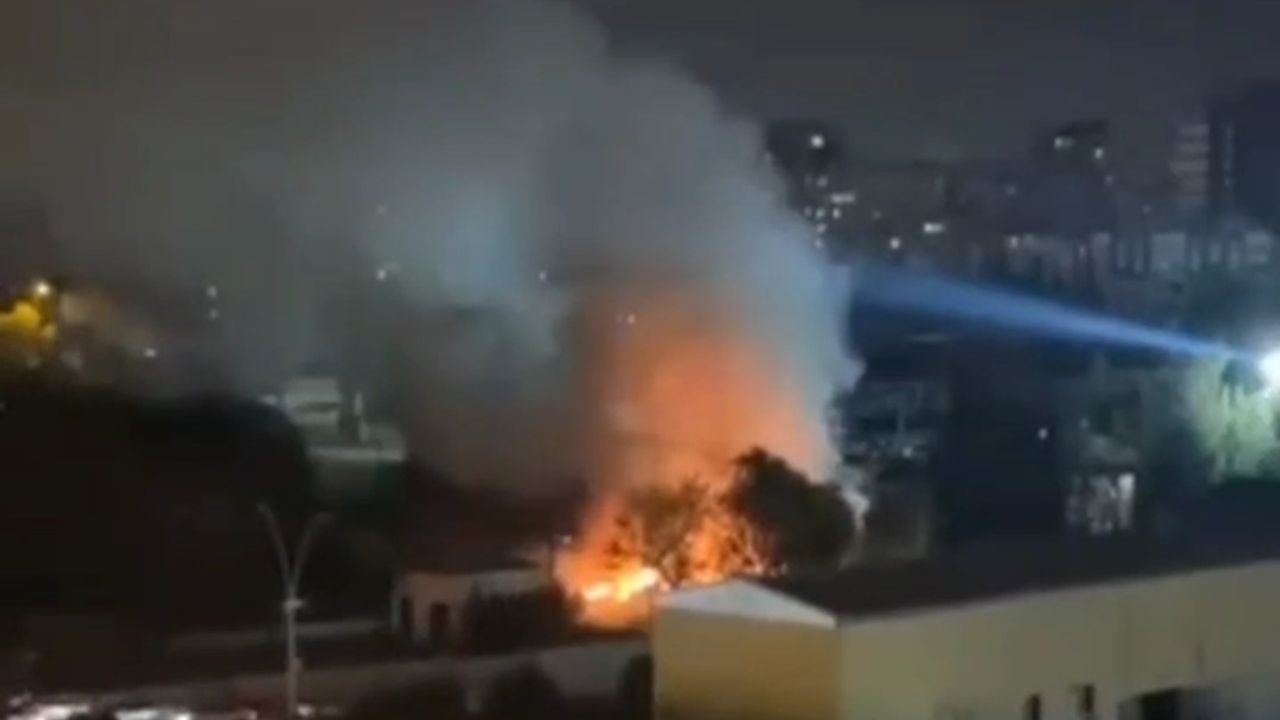 Adana'da Yıldırım Düşmesi Yangın Çıkardı