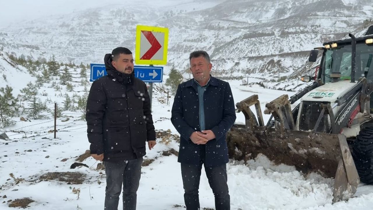 Adana'nın Yüksek Kesimlerinde Yoğun Kar Yağışı