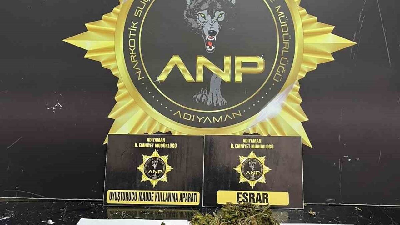 Adıyaman'da İş Yerinde Uyuşturucu Ele Geçirildi