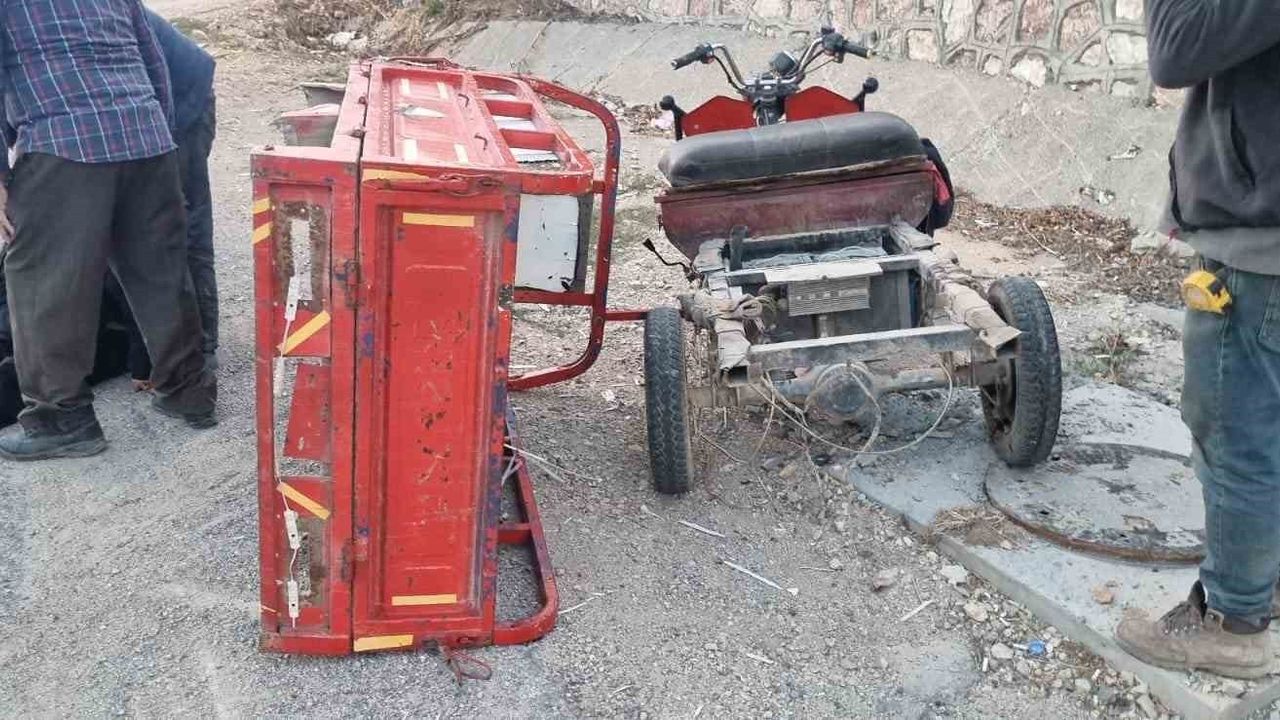 Adıyaman'da Sepetli Motosiklet Kazası: 1 Yaralı