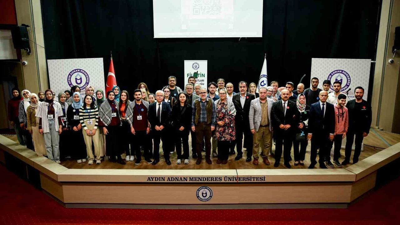 Adnan Menderes Üniversitesi'nde 'Vicdanın Kıyısında Gazze' Etkinliği