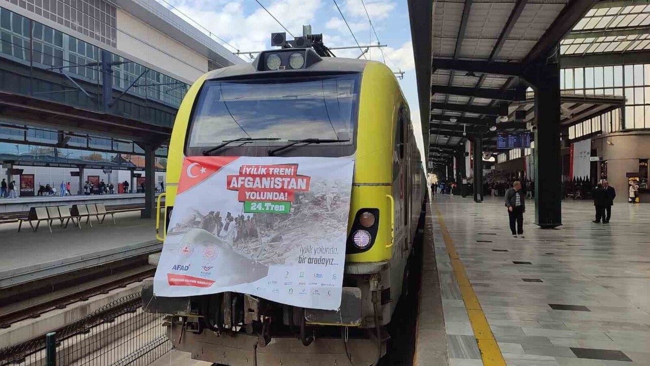 AFAD ve TCDD'den Afganistan'a Yardım Treni