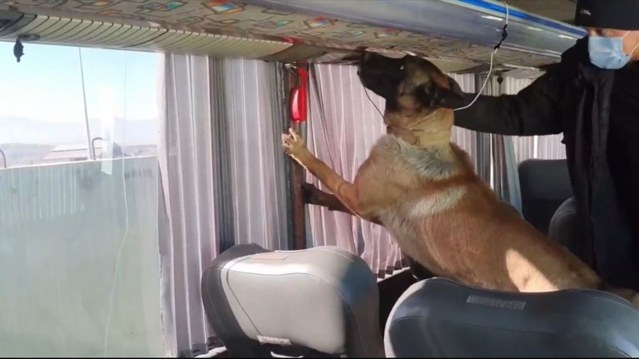 Ağrı'da Otobüste Uyuşturucu Operasyonu