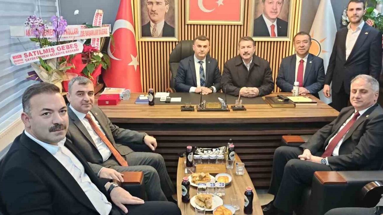 AK Parti Heyetinden Devrek İlçe Başkanlığına Ziyaret
