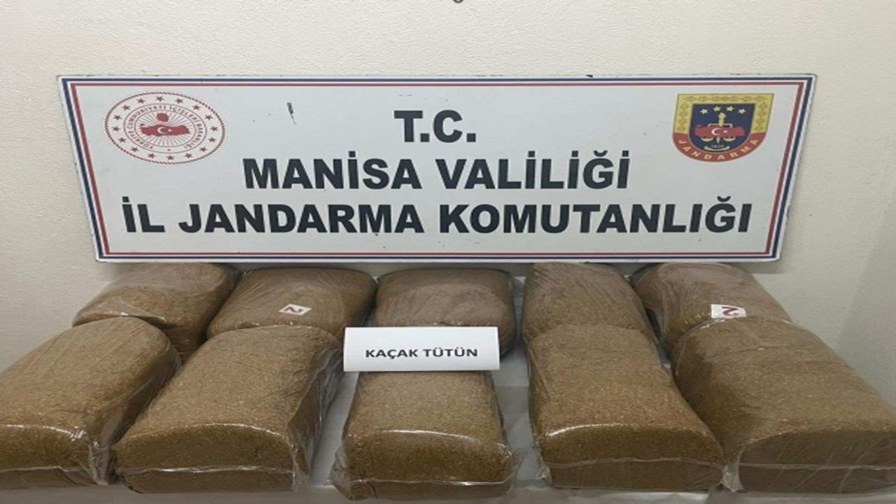Akhisar'da Jandarma Tarafından Kaçak Tütün ve Alkol Operasyonu