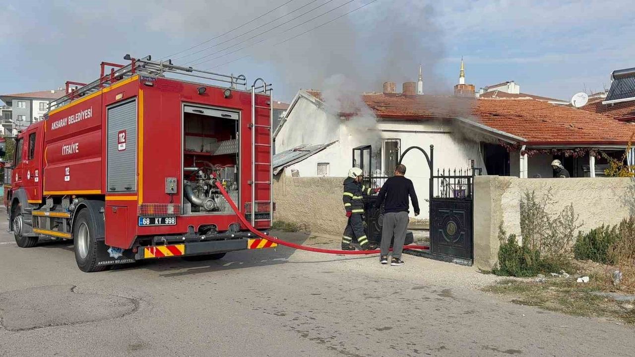 Aksaray'da Anneden Korkunç Yangın Olayı