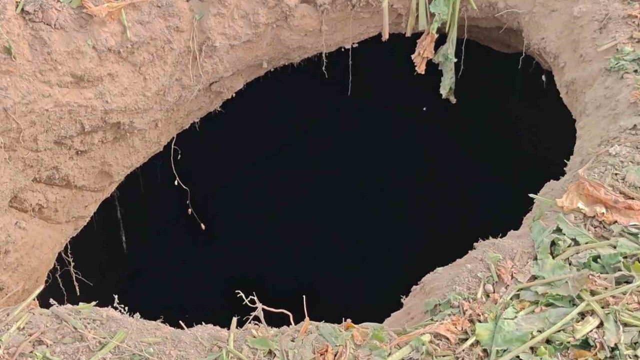 Aksaray'da Yeni Obruk Oluşumu Endişe Yarattı