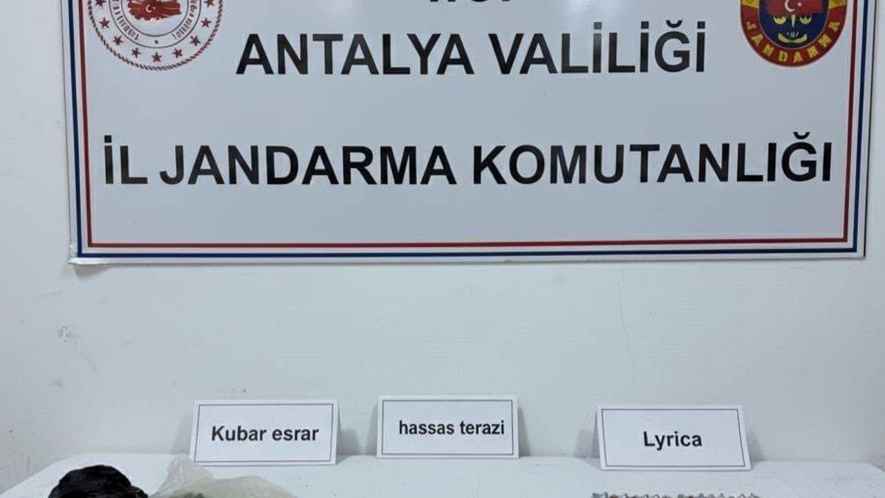 Alanya’da Jandarmadan Narkotik Operasyonu