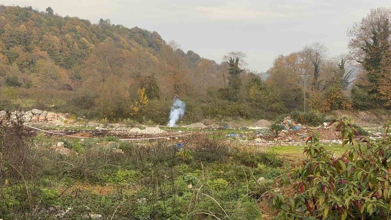 Alaplı'da Doğalgaz Hattında Patlama
