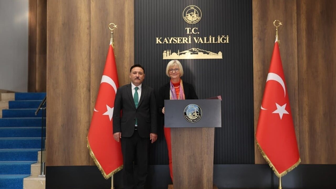 Almanya Büyükelçisi Sorg'dan Kayseri Valisi Çiçek'e Ziyaret
