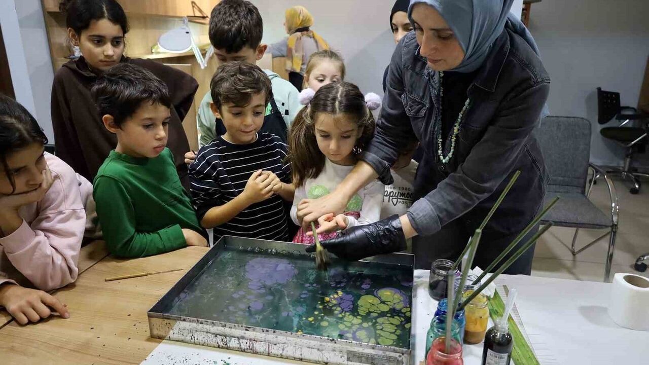 Anne ve Çocuklar SAMEK’te Renkli Bir Ara Tatil Yaşadı