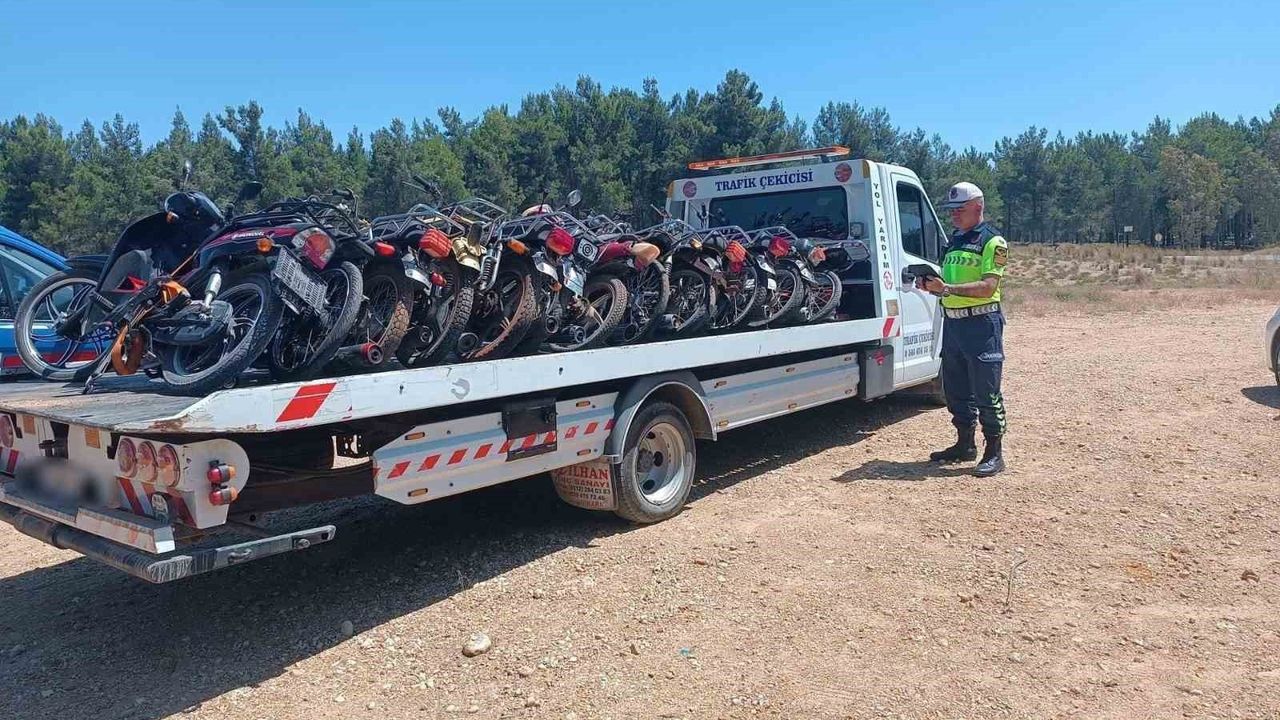 Antalya'da Motosiklet Denetimleri Yapıldı