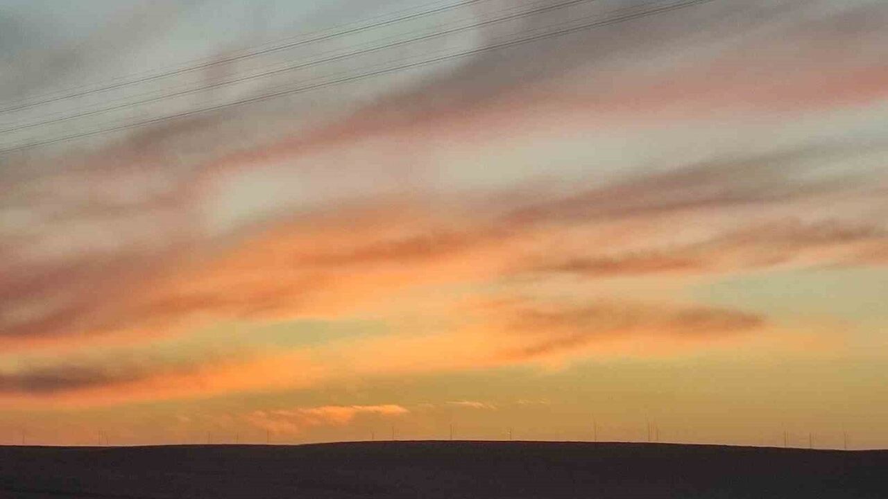 Ardahan'da Gün Doğumu Görsel Şöleni