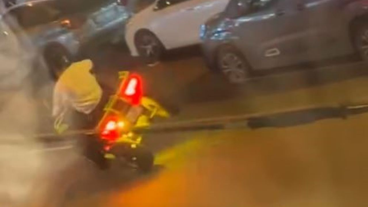 Arnavutköy'de Tehlikeli ATV Gösterisi