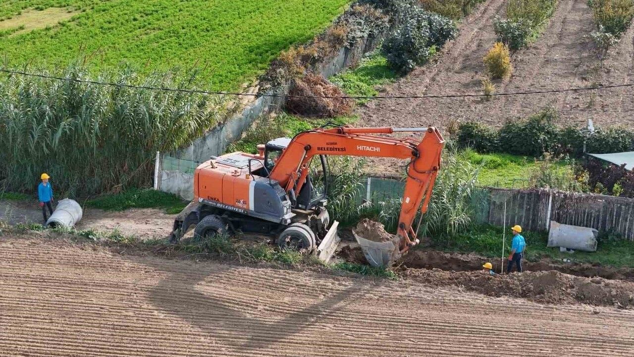 Atça Mahallesi'nde Kanalizasyon Hattı Çalışmaları Başladı