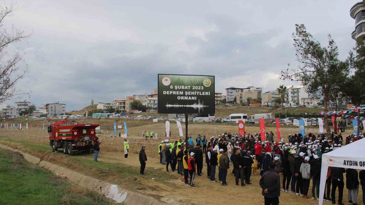 Aydın'da 7 Bin Fidan Dikildi