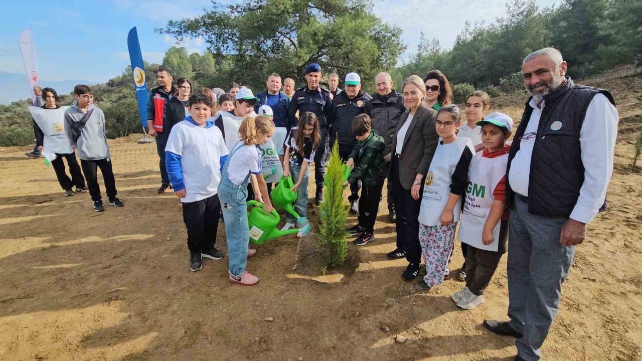 Aydın'da Fidan Dikim Etkinliği