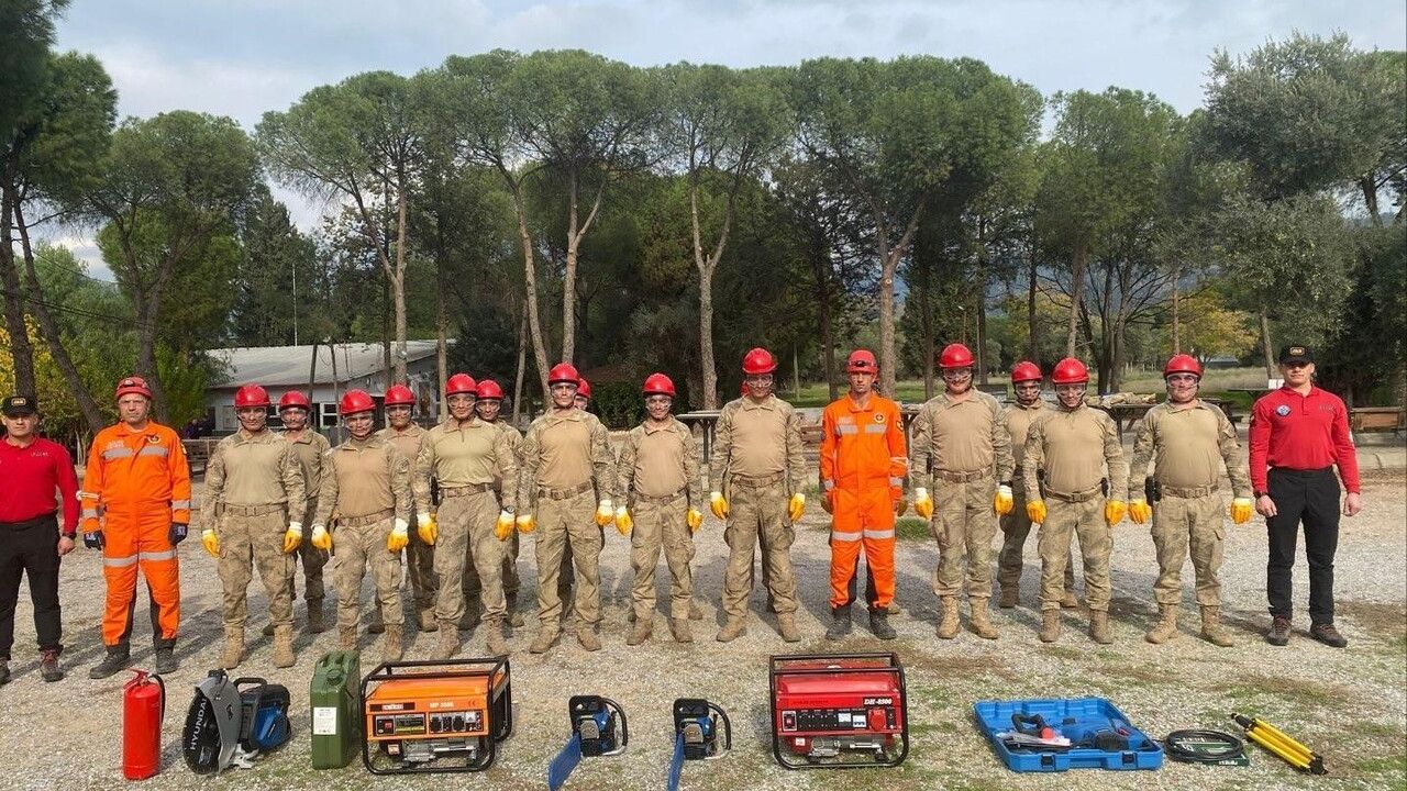 Aydın'da Jandarmaya Afet Eğitimi