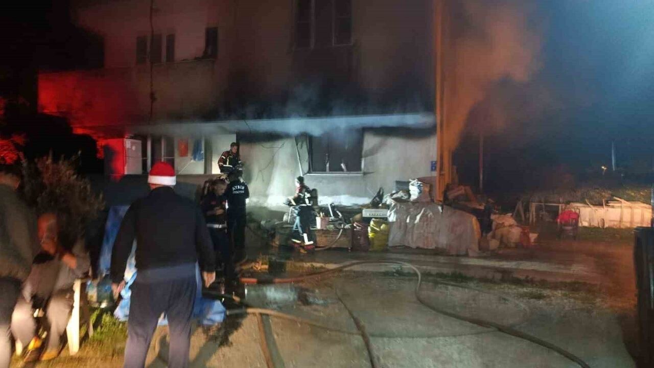 Aydın'da Sobadan Yangın: 1 Yaralı