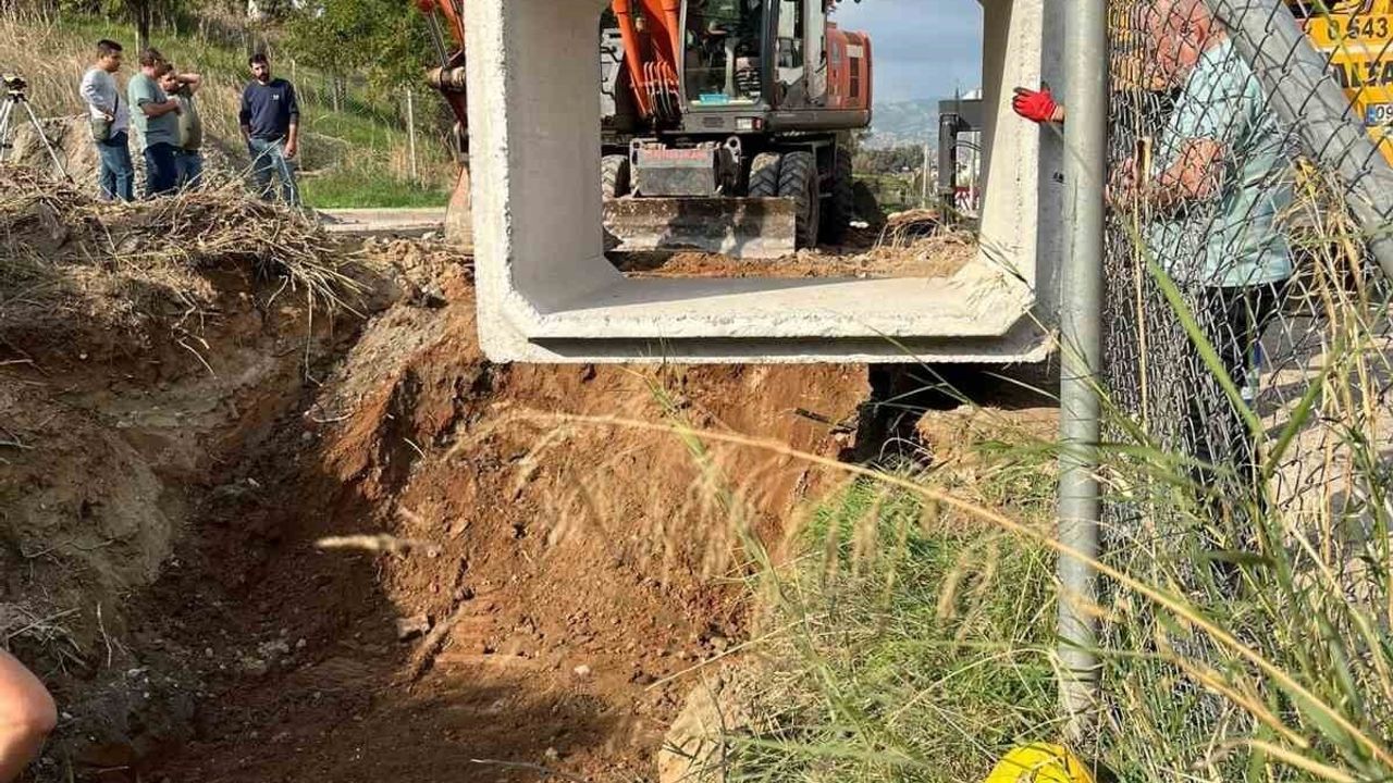 Aydın Zeybek Mahallesi'nde Yağmur Suyu Hattı Tamamlandı