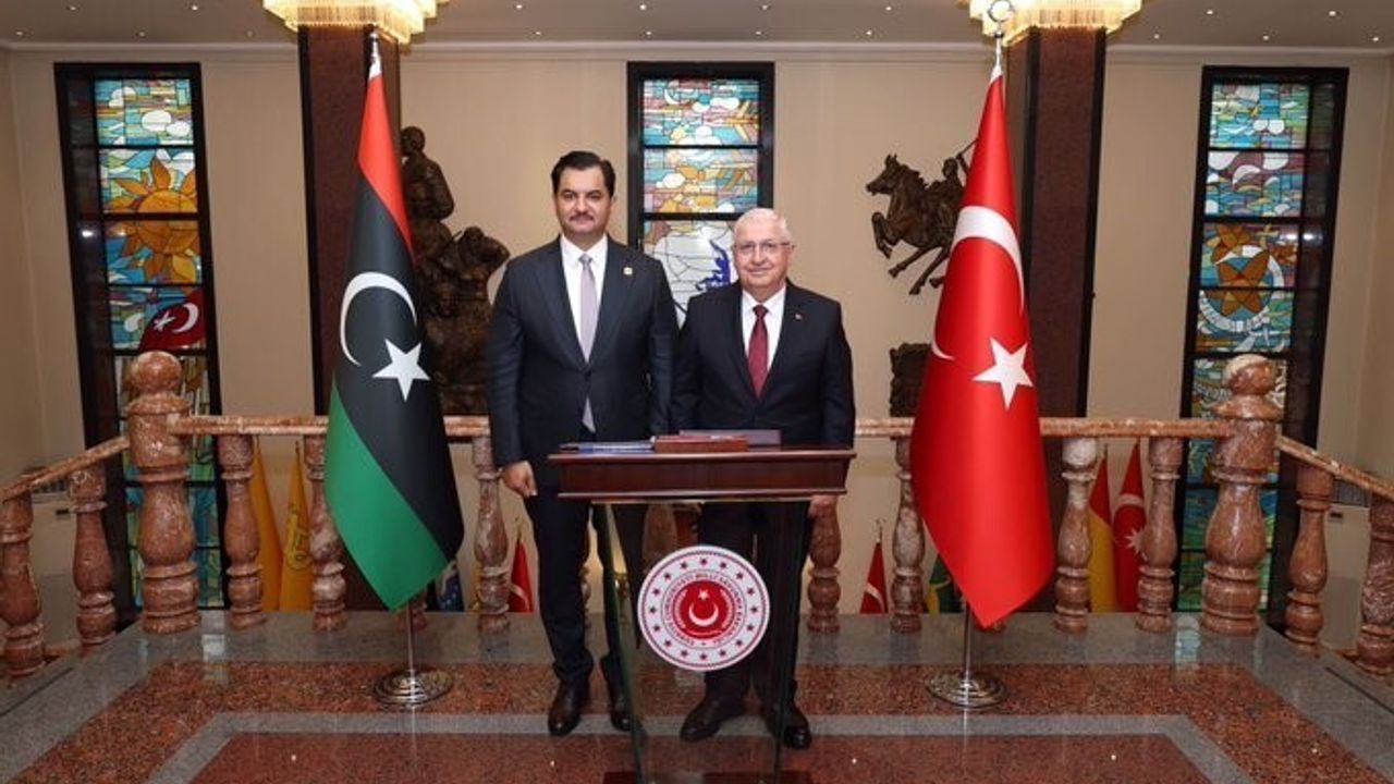 Bakan Güler, Libya Ulusal Ordusu Genel Komutan Yardımcısı Hafter ile Görüştü