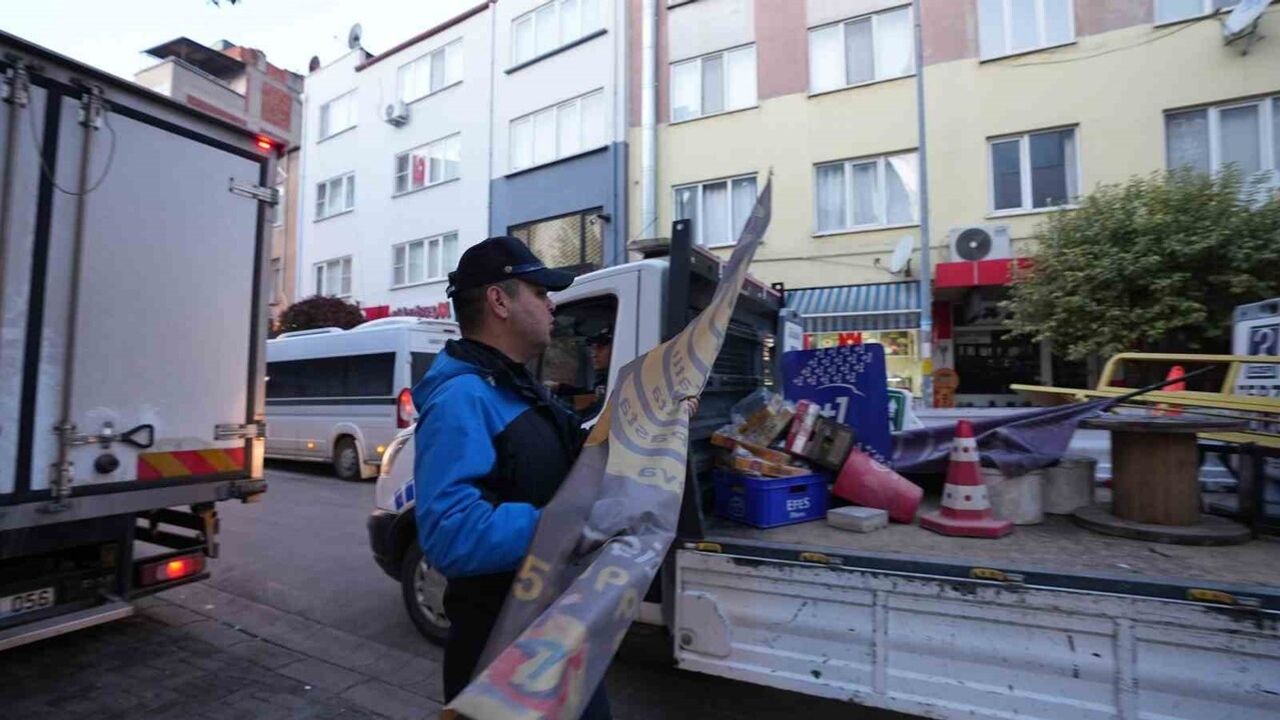 Balıkesir'de Kaldırım İşgallerine Sıkı Denetim