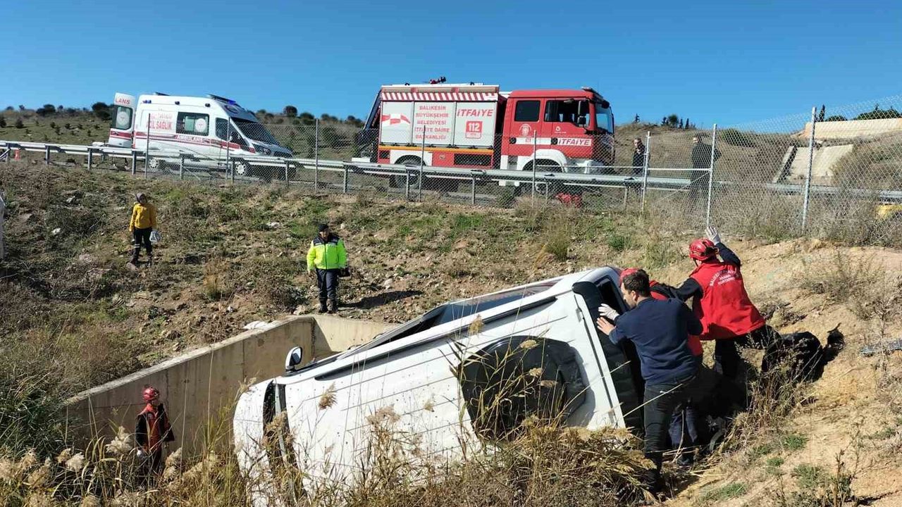 Balıkesir'de Trafik Kazası: 1 Kişi Yaralandı