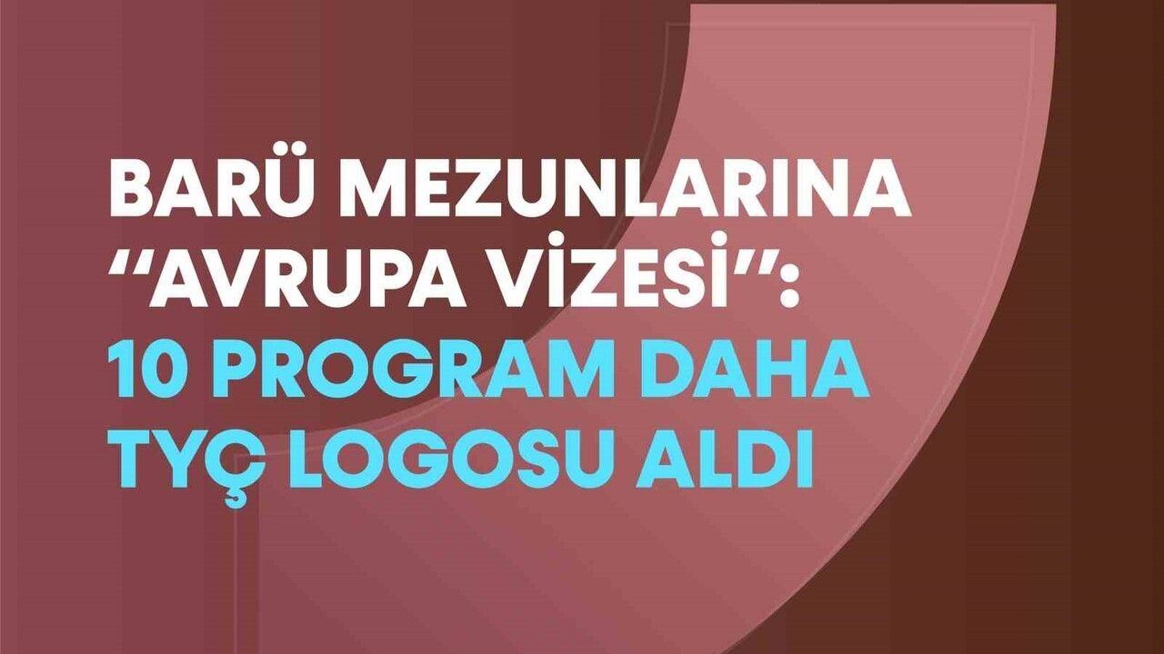 Bartın Üniversitesi'nin Programları TYÇ Logosu ile Tanındı