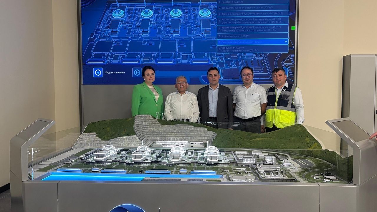 Başkan Büyükkılıç Akkuyu Nükleer Güç Santrali'nde İncelemelerde Bulundu