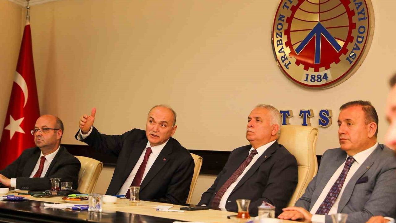 Başkan Özlü'den Trabzon'da Mega Endüstri Projesi Vurgusu