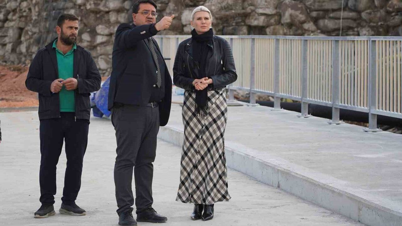 Başkan Subaşı Hamsu Köprüsü'ndeki Çalışmaları İnceledi