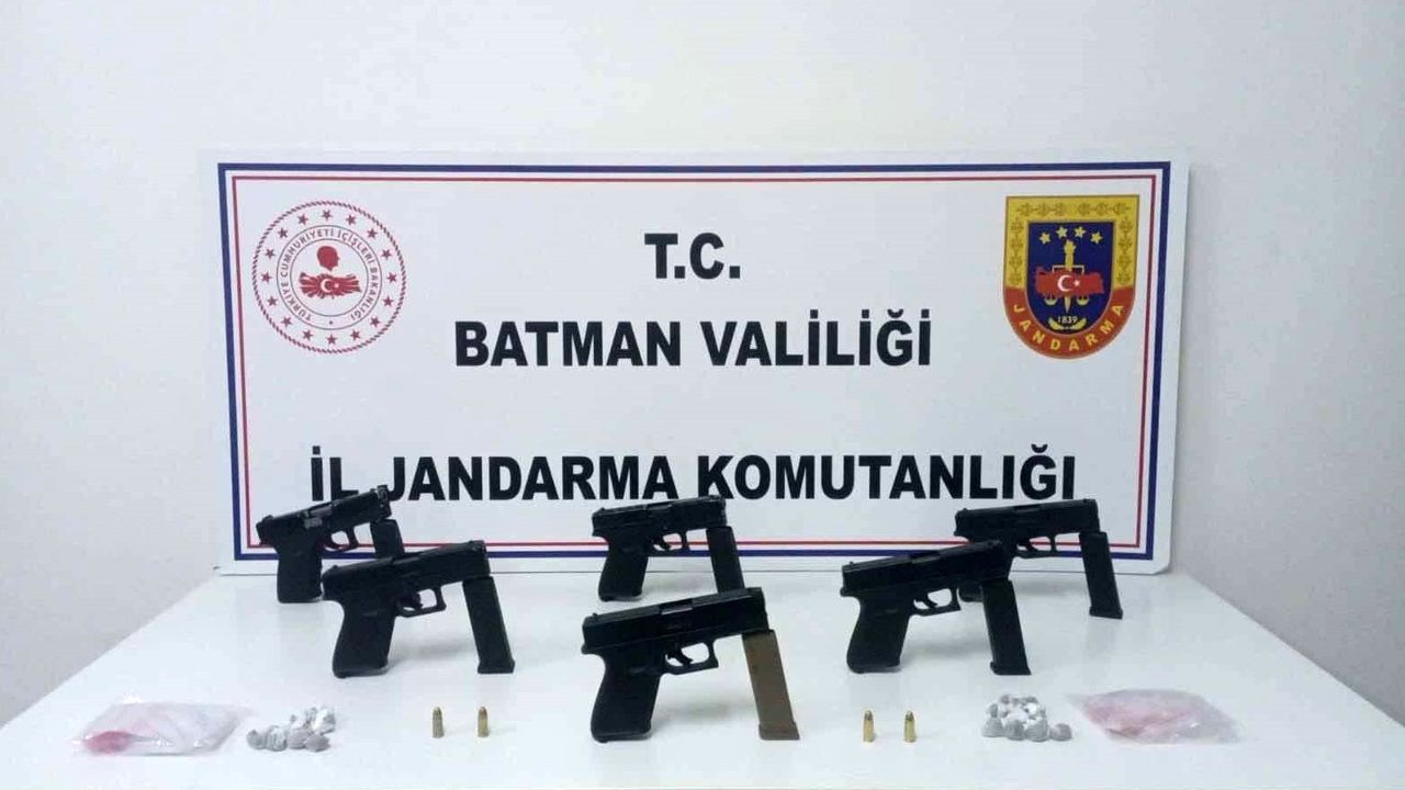 Batman'da Kaçak Silah Ticareti Operasyonu: 6 Kişi Tutuklandı
