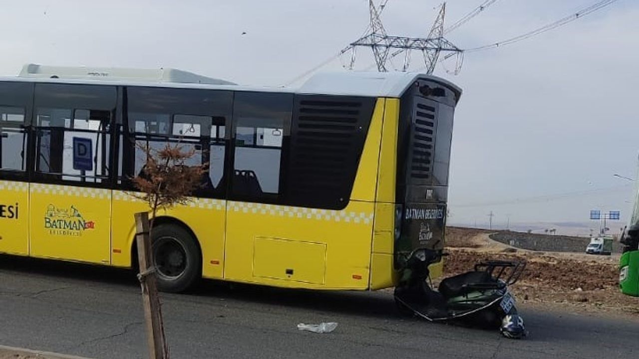 Batman'da Motosiklet Kazası: 1 Yaralı